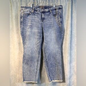 Torrid boyfriend vintage stretch cropped jeans plus size 22